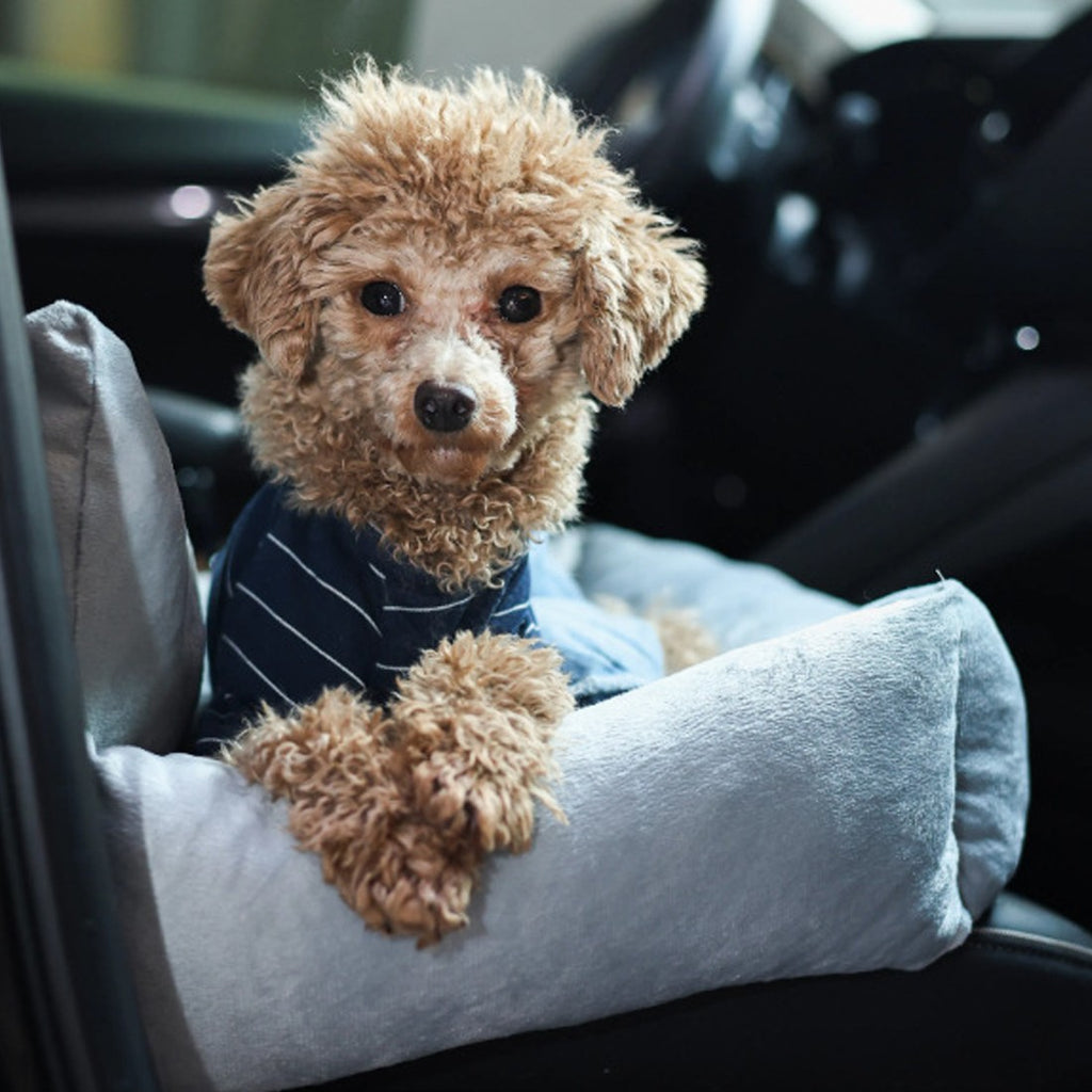 Siège de voiture de chien Booster Soft Plush Travel Bed Lavable Pet Siège de sécurité