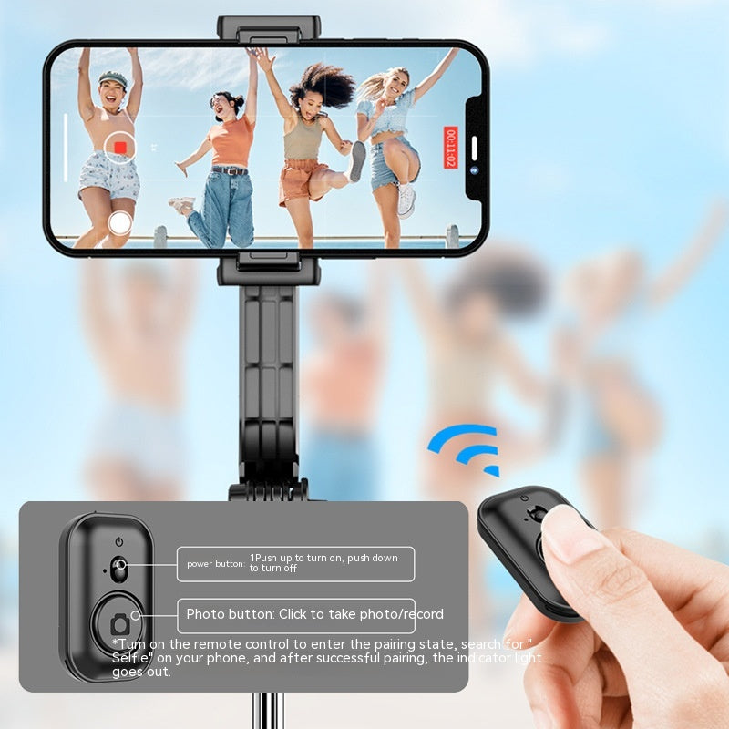 Support de bureau amovible Multifonctionnel Bluetooth Selfie Stick