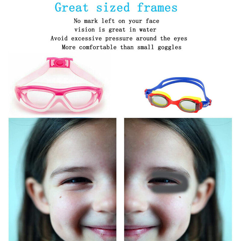 Enfants Anti-Fog Gants de natation Lunettes de bain piscine pour enfants Garçons Filles Nage Uk