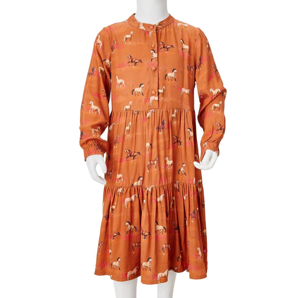 Robe pour enfants cognac taille 116