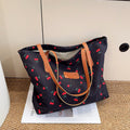 Sac de navette frais et détendu Floral pour femmes Grande capacité