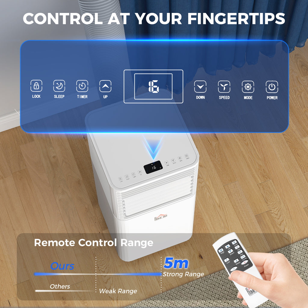 10000 BTU Climatiseur mobile pour refroidissement et déshumidification