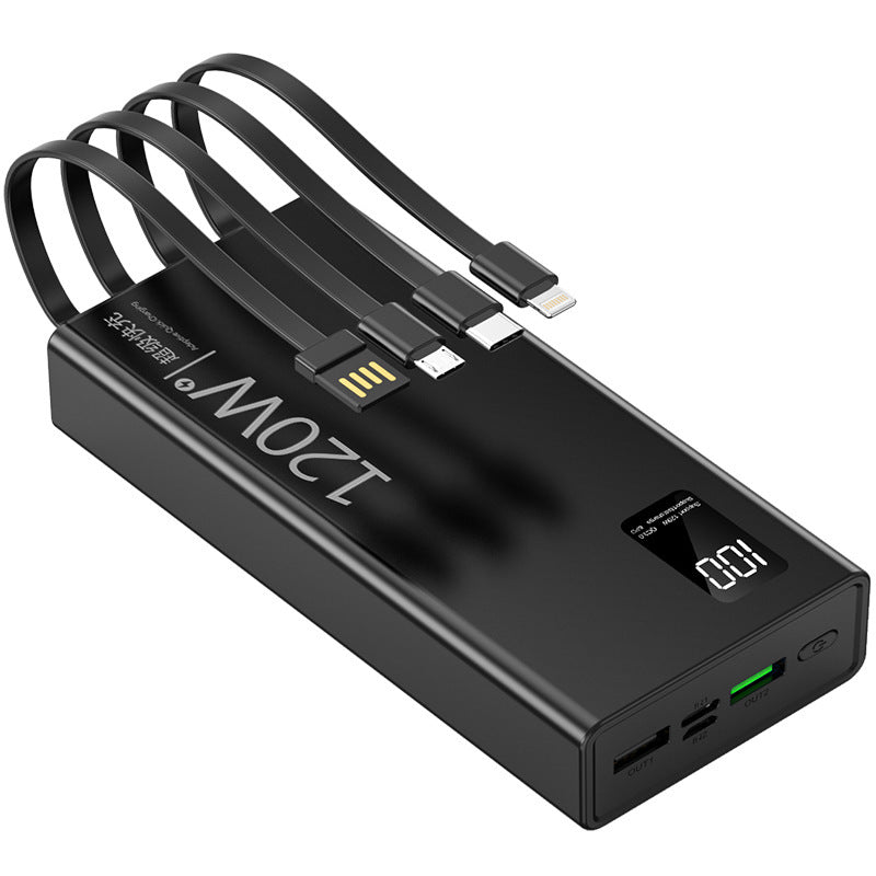Ultra-Fast Charging Bidirectional Portable Battery for Mobile Phones Smart Digital Display M