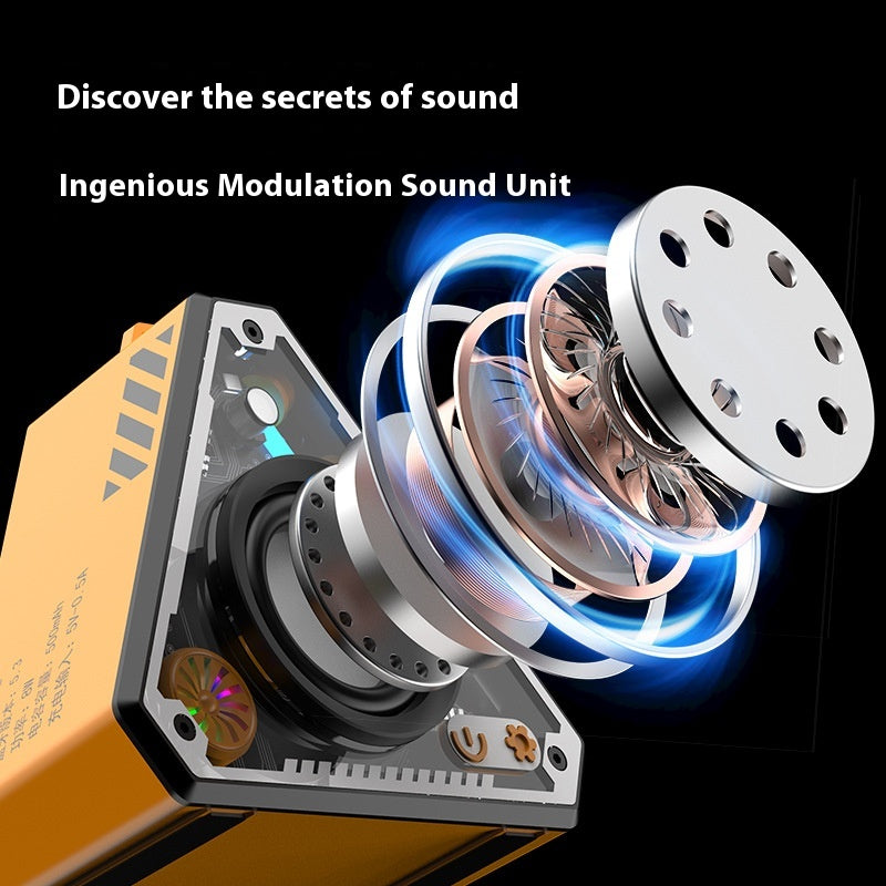 V2 Cool Mecha Bluetooth Haut-parleur HiFi Surround Sound Outdoor Portable
