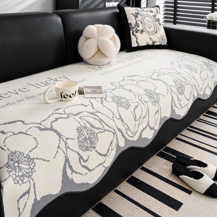 Coussin de canapé d'été irrégulier avec un tissu léger et luxueux