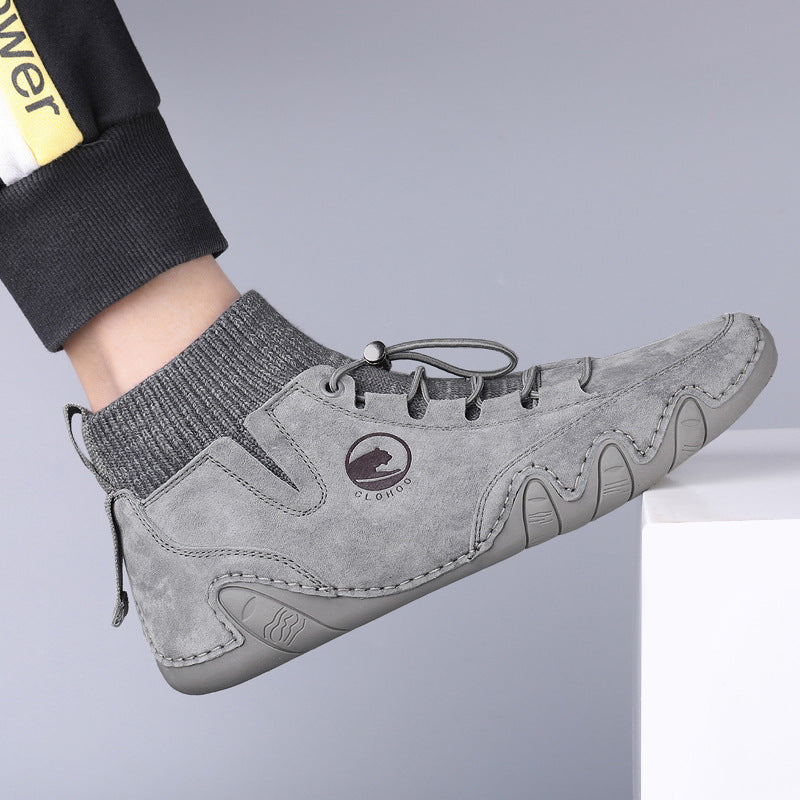 Bottes Homme Octopus High-top Retro Plus Velvet Warm Martin