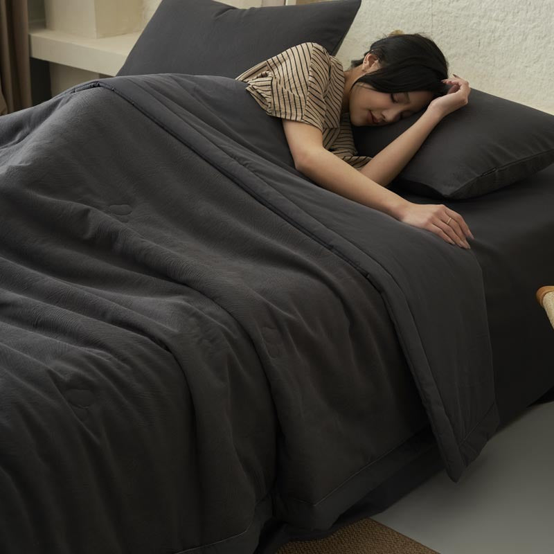 Jacquard de coton lavé Été Climatisation