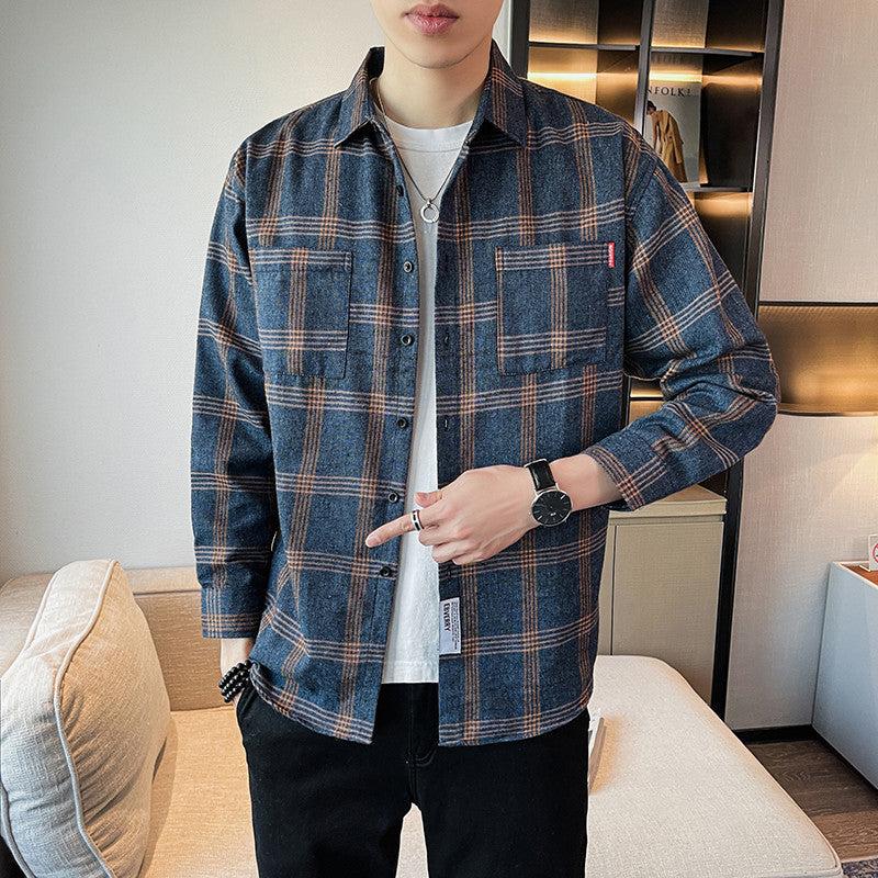 Chemise à manches longues pour hommes