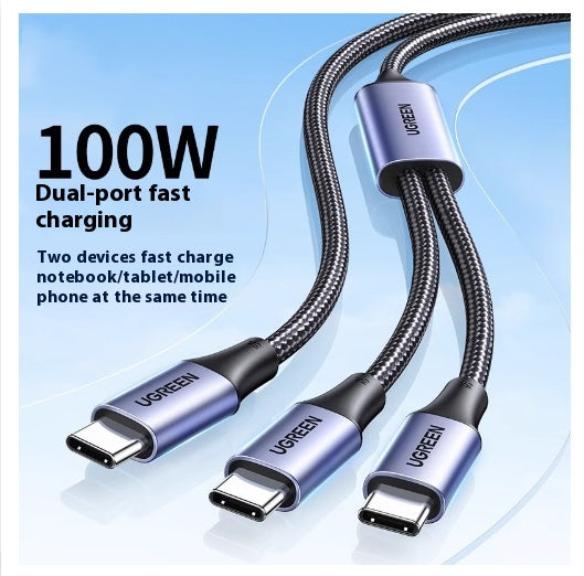 Câble de recharge unique Port Ctoc deux en un