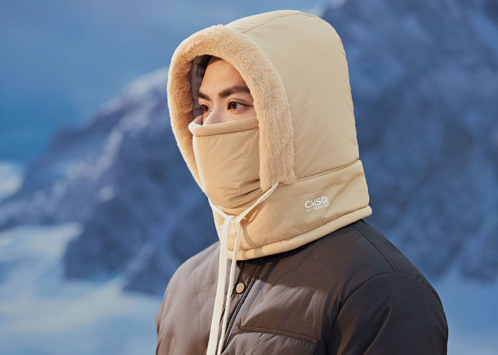 Chapeau de protection de l'oreille chaude polaire pour hommes