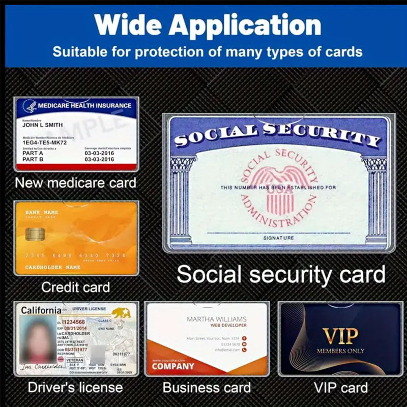Transparent Social Security ID Card