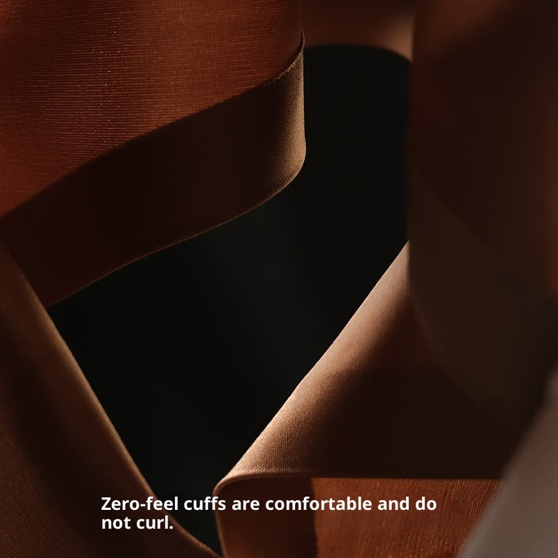 Sous-vêtements en soie de glace pour hommes de luxe Satin Light