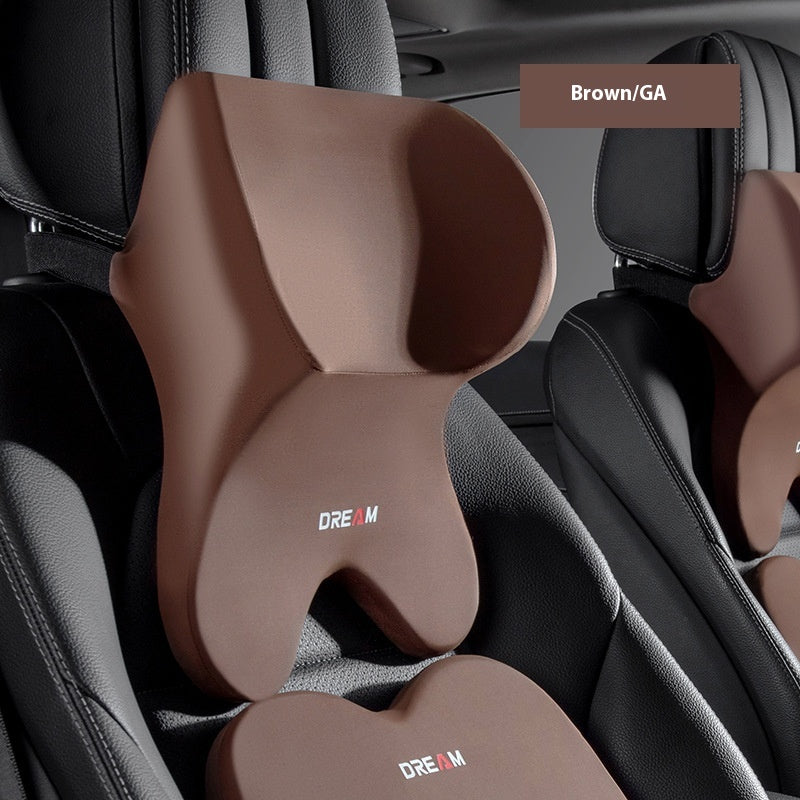 Coussin d'appuie-tête de voiture à mémoire en mousse de cou