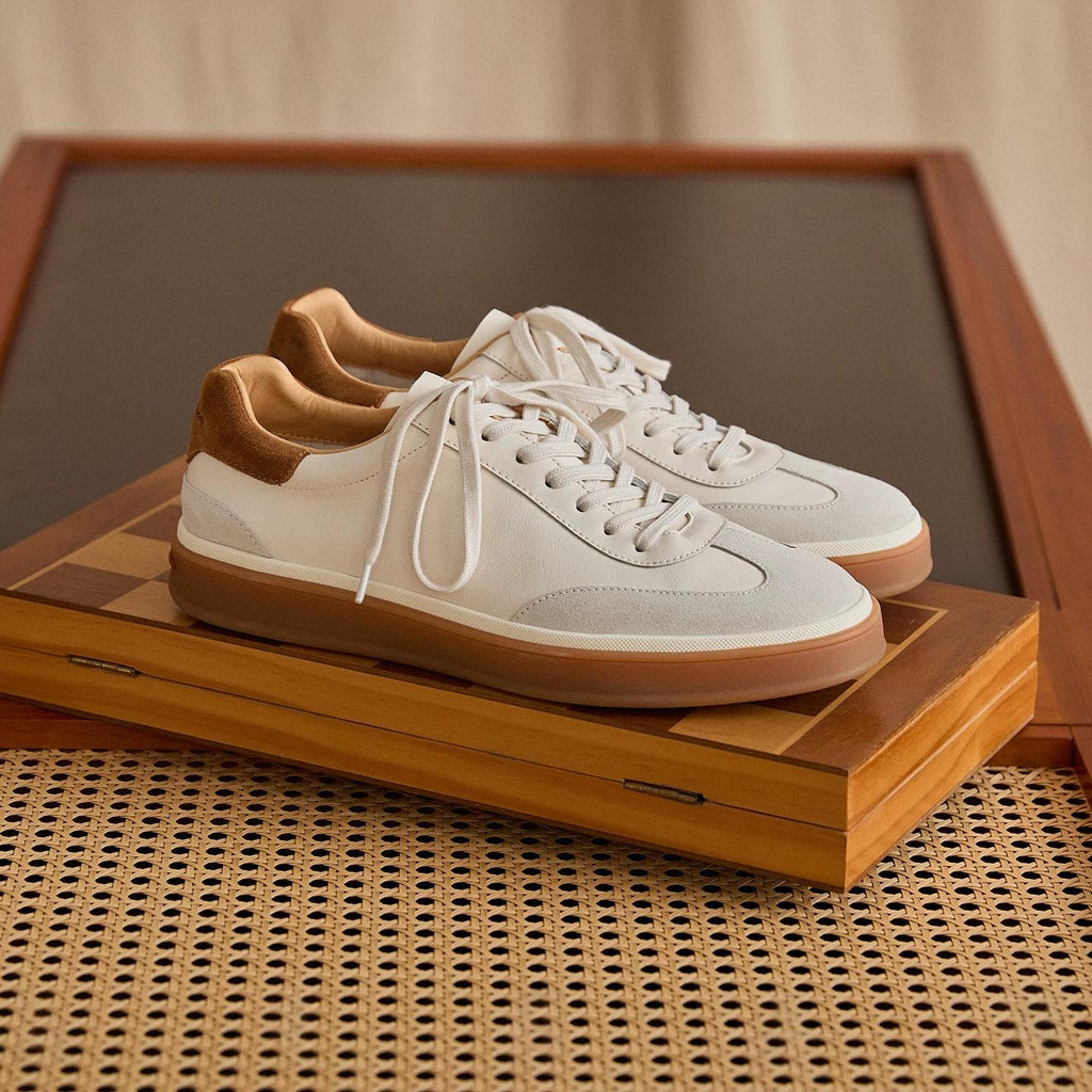 Casual Preppy style Versatile Vintage Bas-top chaussures pour hommes