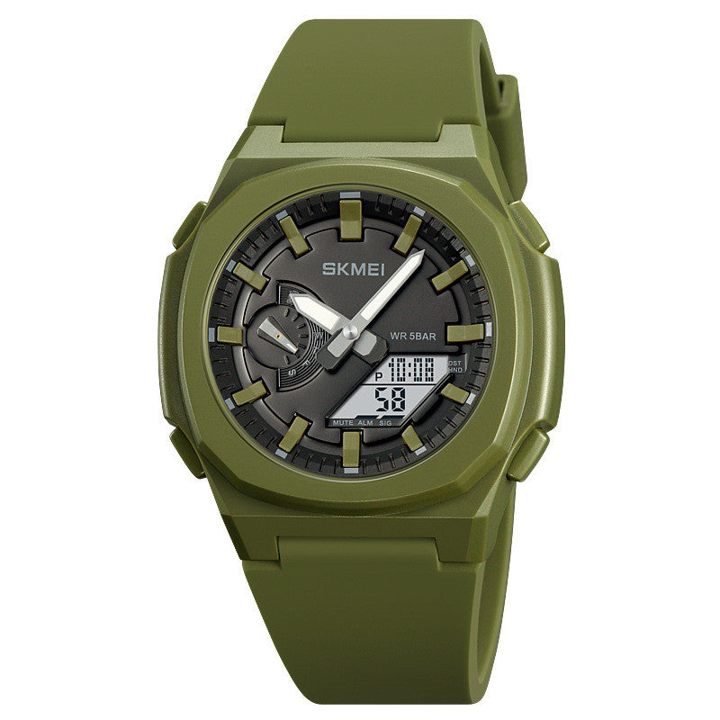 Montre numérique d'alarme chronographe multi-fonctions étanche à quartz pour hommes mode