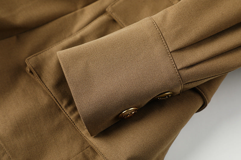 Robe de mode décontractée pour femme Style de ceinture urbaine