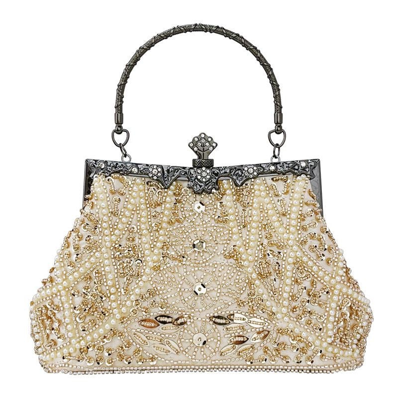 Retro Classic Fashionable Womens Sac à main entièrement fait main