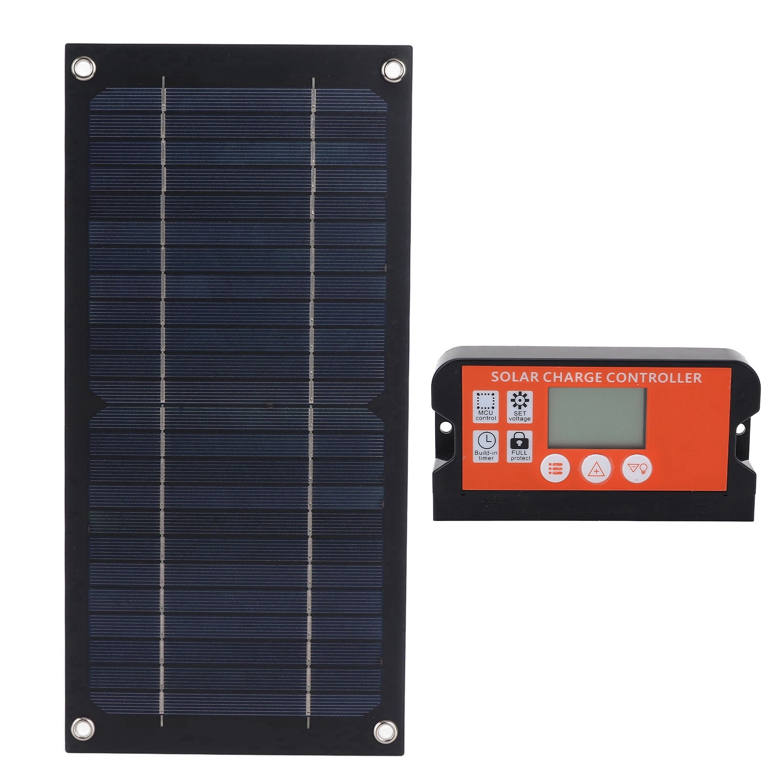 Chargeur de panneau solaire Monoclastic Silicon 100A Charge Controller Solar Panel Kit avec Ex