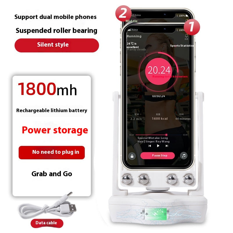 Compteur d'étapes de bascule Pedomètre de téléphone mobile Mute Safe Shaking Steps