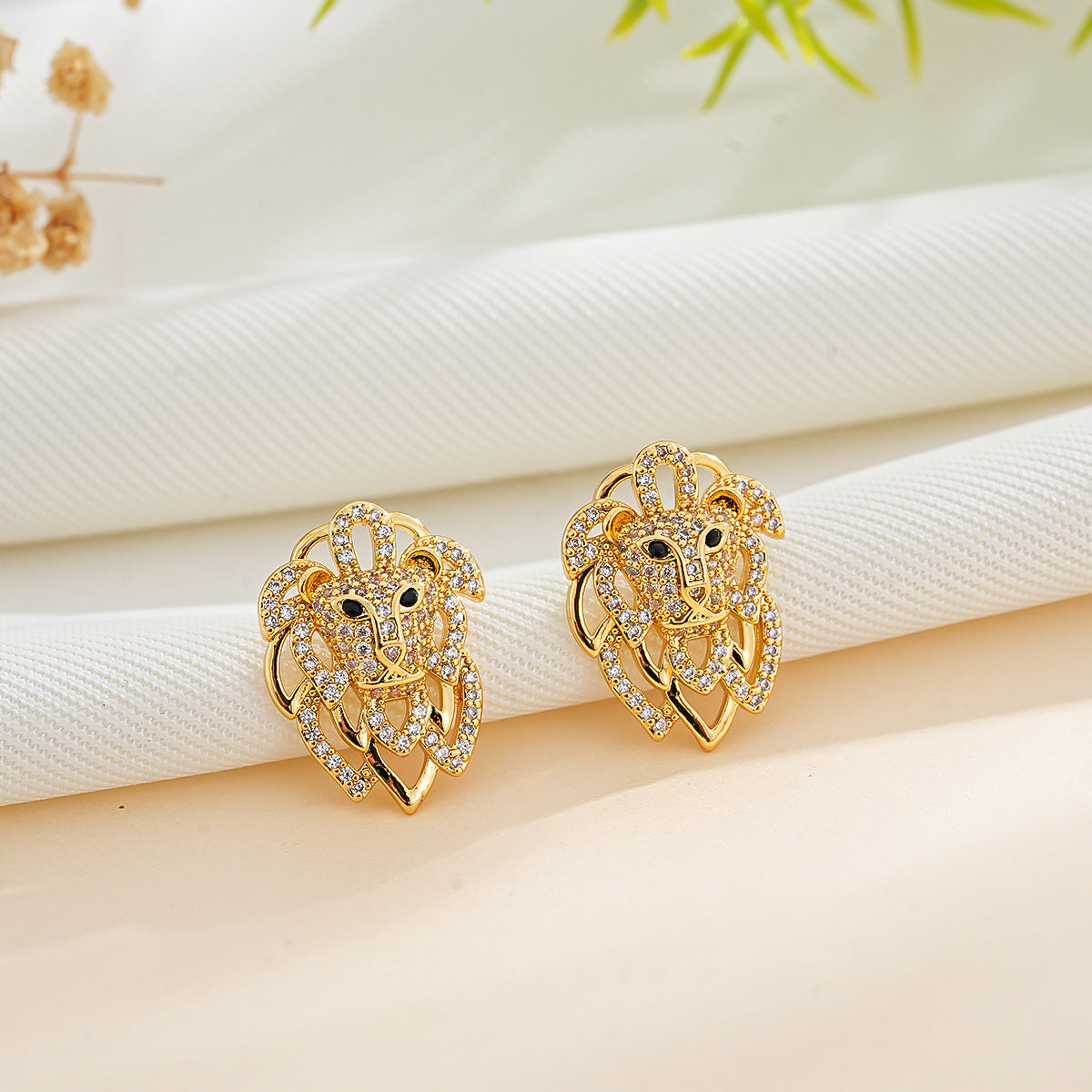 Boucles d'oreilles d'ours mignons haut de gamme