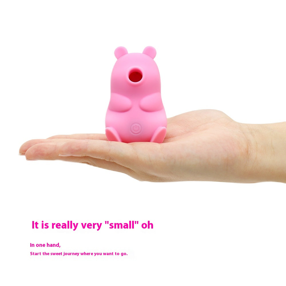 Jouet mignon ours dispositif de massage sucant