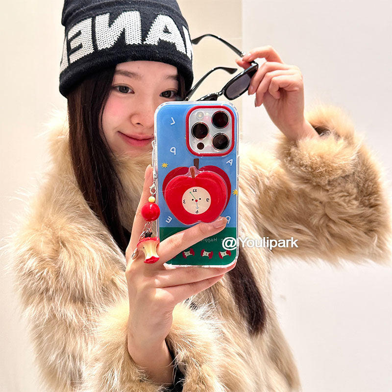 Cute Et Trendy Color-block Letter Phone Case
