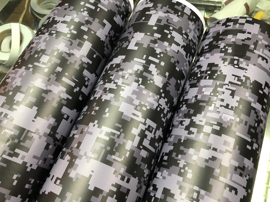 Car Corps Colorful Auto Film Camouflage Feuilles de film Stickers Graffiti Cartoon