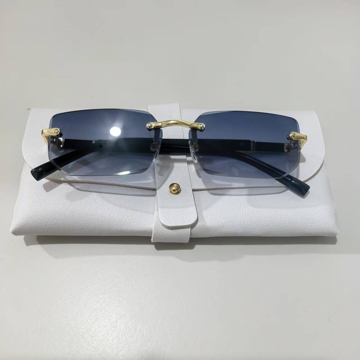 Lunettes de soleil homme sans cadre
