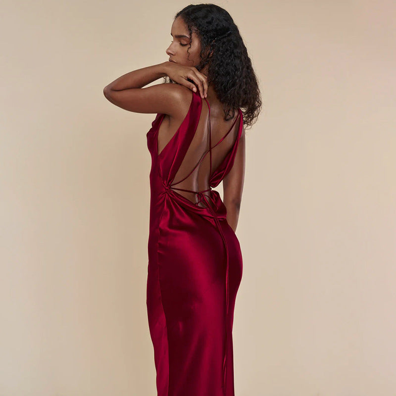 Vêtements pour femmes Banquet Style Soirée Dentelle Robe longue