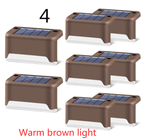 Mise à niveau de lampe solaire LED étanche lumières de pont solaire Solar Step lumière extérieure pour Pat