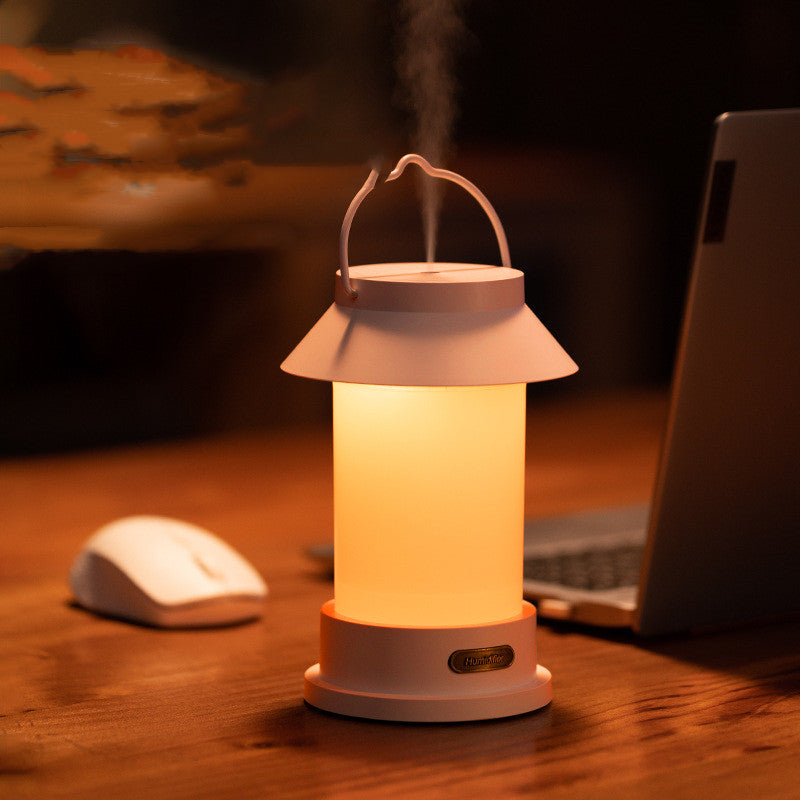 Humidificateur d'arôme rétro sans fil avec lampe LED