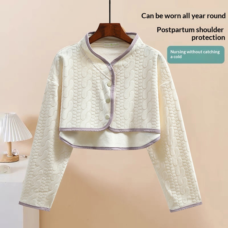 Veste de soins infirmiers et de protection contre le froid pour les mères postpartum