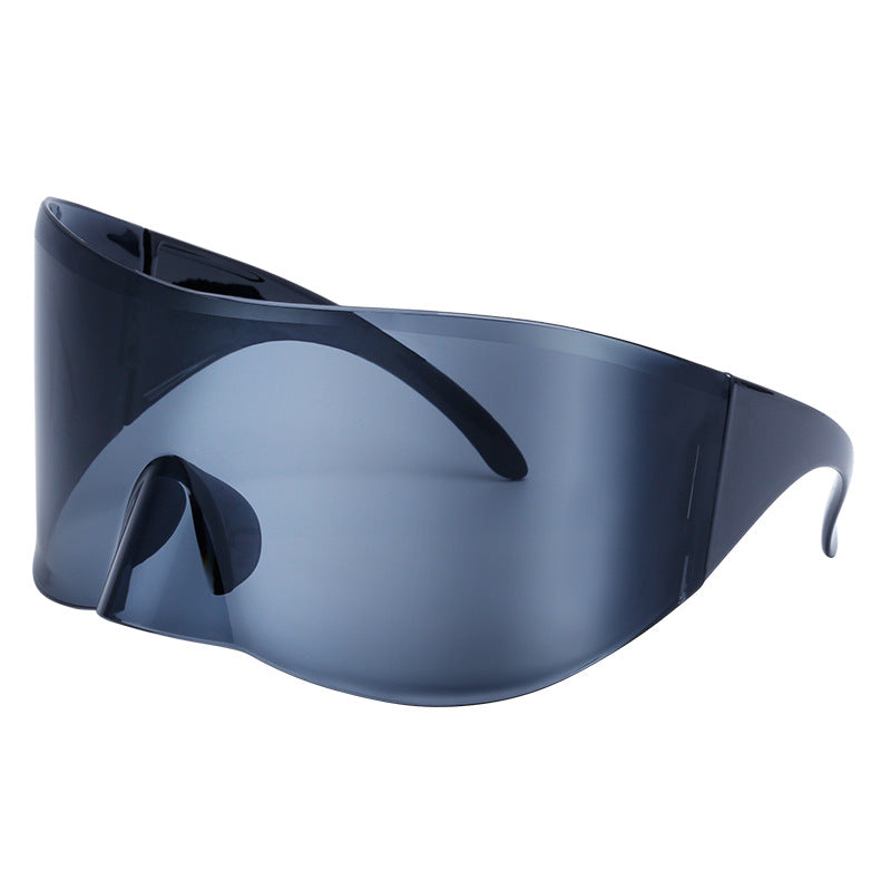 Lunettes de soleil de cyclisme extérieur Mercure pour femmes European and American One-Piece Large Frame S