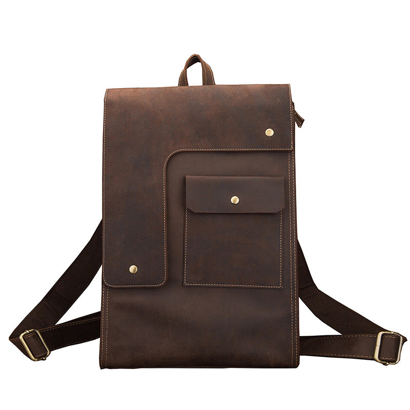 Cuir véritable Angleterre style sac de voyage occasionnel pour hommes