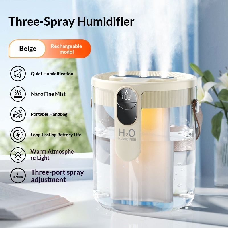 Humidificateur d'air ménager avec fonctionnement silencieux et une mauvaise capacité