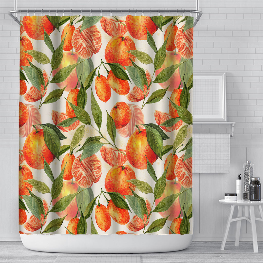 Plant Waterproof et Mildew Proof Digital Custom Rideau de salle de bains d'impression sans punch