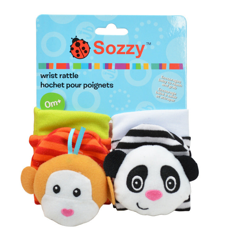Chaussettes croustillantes en peluche d'animaux