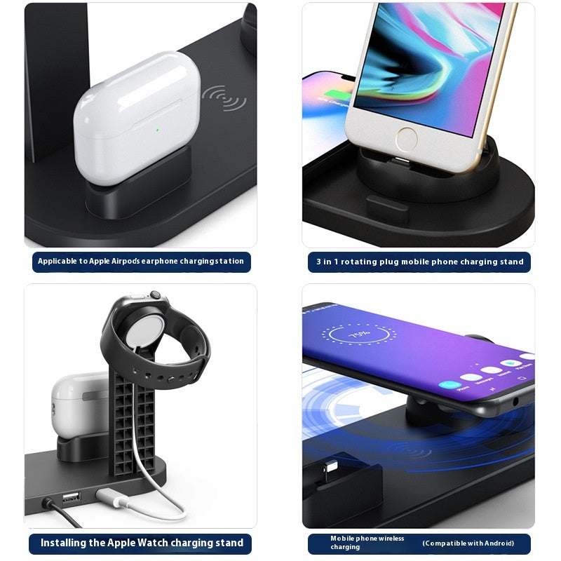 Téléphonie mobile Chargeur casque Recharge Stand Watch Stand