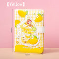 Boucle magnétique mignon carnet de notes fille coeur livre de main