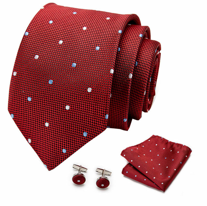Business Hommes Tie formelle Set En stock Accessoires mode