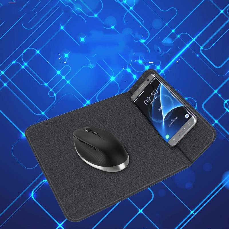 2 In1 Support de charge sans fil de la souris Chargeur Support de charge antidérapant de la souris