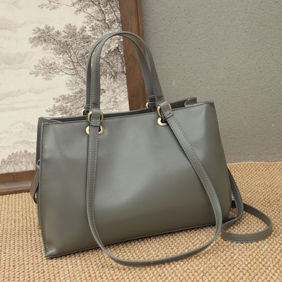 Women's genuine leather bag