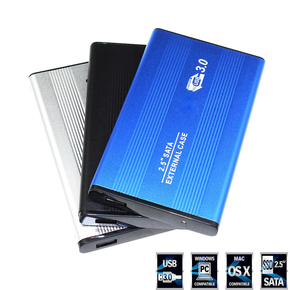 Boîte de disque dur mobile métallique
