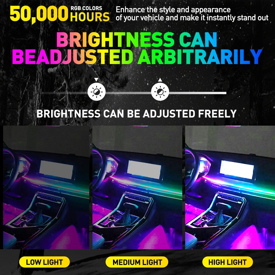 10in1 Full LED perles Symphony Dream voiture d'intérieur éclairage ambiant sans fil Kit