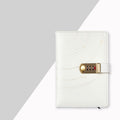 Carnet de mot de passe Carnet de notes avec empreinte de doigt de verrouillage simple Littéraire rétro fille Carnet de notes