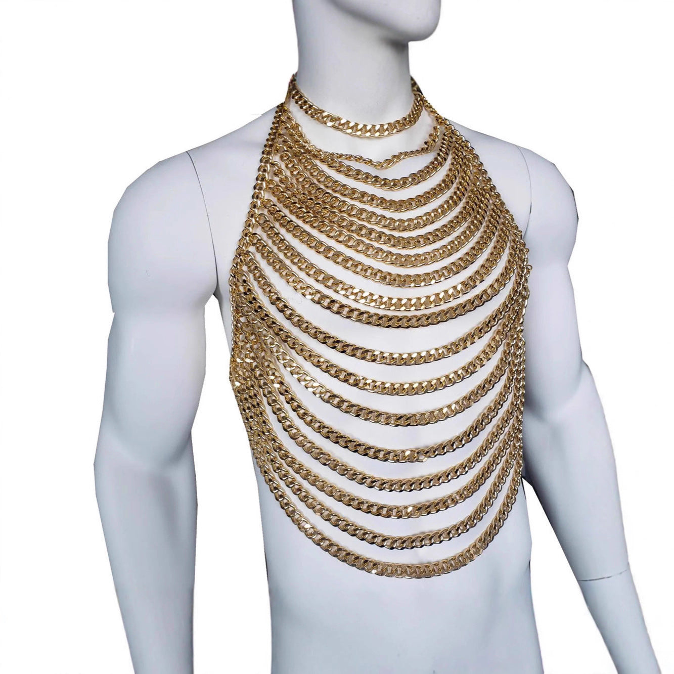 Personalized Halterneck Backless Sexy Hollow-Out Chaîne du corps