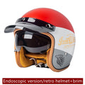 Casque de moto Casque de moto homme et femme voiture électrique Gants intégrés