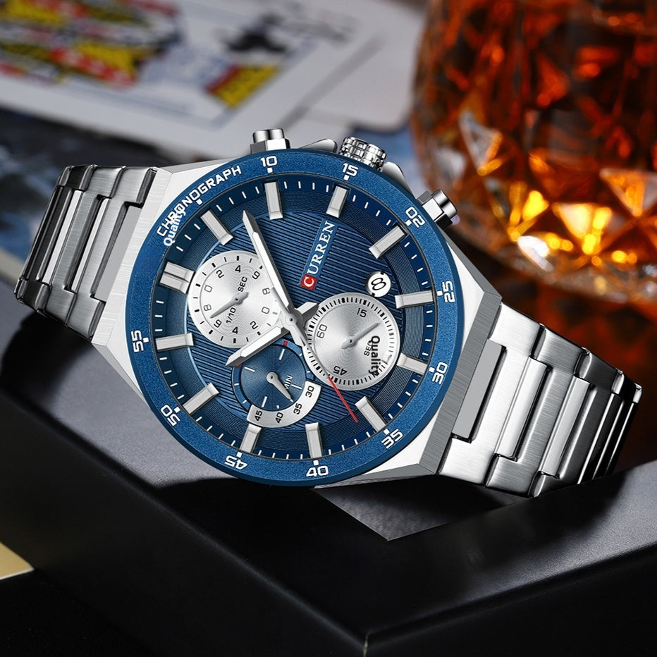 Neutre Waterproof Calendrier Hommes Business Sports Watch