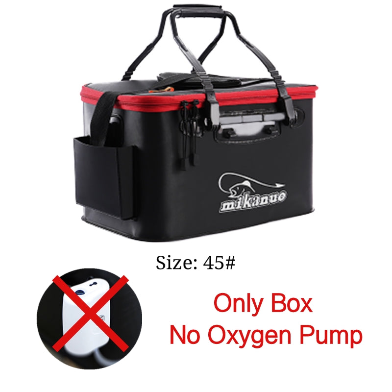 EVA sac de pêche portable pliant Thicken Live Fishing Box Tank Bucket Camping Fishing Tack