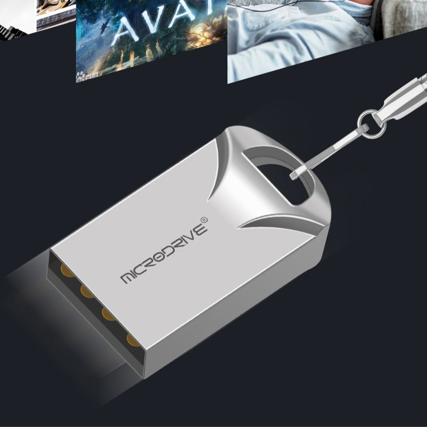 Mini clé USB en métal à grande capacité